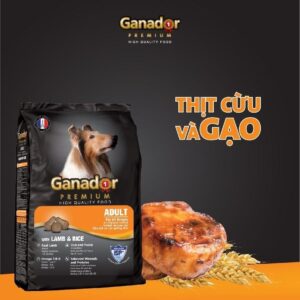 Thức ăn cho chó trưởng thành Cừu và gạo - Ganador Premium 4x3kg