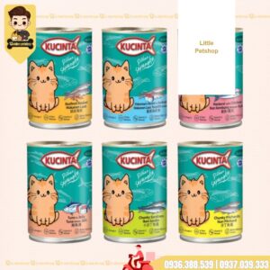 Kucinta lon 400g - 6 vị