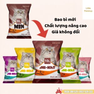 Cát đất sét Mikat 8L - Tải 7 bao