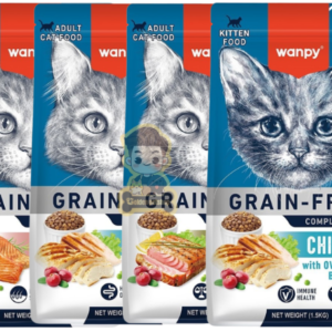 Hạt mèo wanpy 500g gà/ cá hồi/ cá thu/ gà cho mèo con