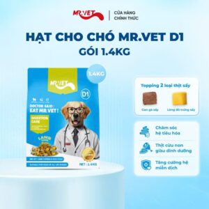 Hạt chó Mr.Vet 1.4kg -D1