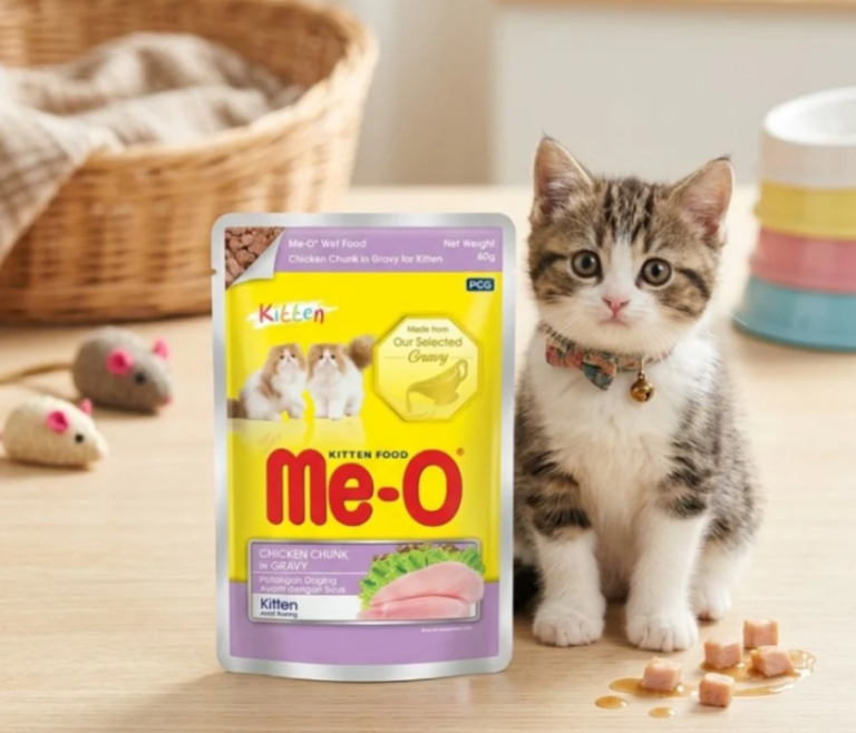 Me-O cho mèo - review hạt và pate